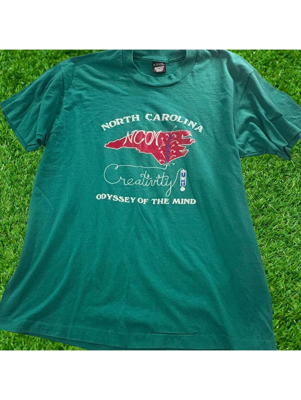 Screen Stars Men's Green Tshirt